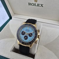 ساعه رولكس دايتونا كرونوغراف ربل اسود مع ذهبي مينا...