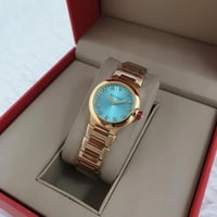 ساعة بولغاري لوتشيا النسائية ذهبي مع تيفاني