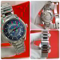 ساعة أوميغا سيماستر أكوا تيرا وورلد تايمر زرقاء -...