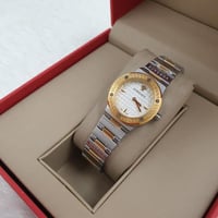 ساعة فرزاتشي نسائية فضي مع ذهبي مينا ابيض