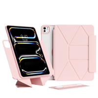 كفر مغناطيسي Origami وردي قطعتين