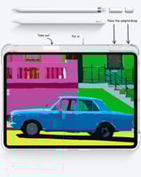 الكفر الاخضر مطفي مع حامل للقلم