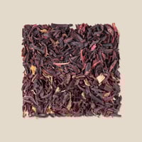 أزهار الكركديه العضوية