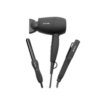 مجموعة تصفيف الشعر ميني من لابيل - 3 قطع اسود