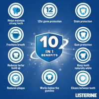 غسول فم توتال كير حماية الجير من ليسترين - 500مل