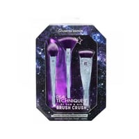 مجموعة فرش براش كراش مع حافضة من ريل تكنيك-4قطع