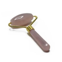 أداة تدليك الوجه من حجر البشم (رأس واحد ) مكونة من...