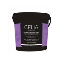 مقشر ملح البحر و السكر رغوي للجسم بزبدة الشيا والل...