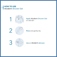 جل استحمام اتوديرم من بيوديرما - 200 مل