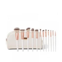 فرش مكياج روز رومانس مع حقيبة بيضاء من بي اتش-12قط...