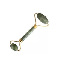 أداة تدليك الوجه من حجر البشم (رأسين ) مكونة من قط...