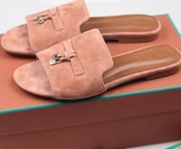 Pink suede