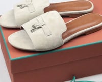 Beige suede