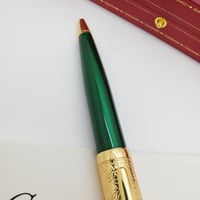 قلم كارتير رودستر ذهبي أخضر