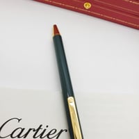 قلم كارتير سانتوس نحيف اخضر بذهبي