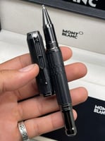 قلم مونت بلانك هوقو اسود غطاء