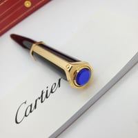 قلم كارتير سانتوس دومو اسود بذهبي