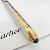 قلم كارتير رودستر نقش فضي بذهبي