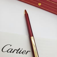 قلم كارتير سانتوس نحيف عودي بذهبي