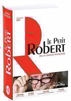 LE ROBERT LE PETIT ROBERT DE LA LANGUE