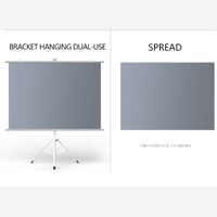 ستارة بروجكتر 84 بوصة بترايبود قابل للطي