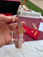 ساعة كارتير نسائي معا اسواره مجانيهCartier