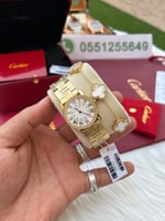 ساعة كارتير نسائي معا اسواره مجانيهCartier