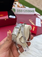 ساعة كارتير نسائي معا اسواره مجانيهCartier