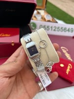 ساعة كارتير نسائي معا اسواره مجانيهCartier