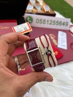 ساعة كارتير نسائي معا اسواره مجانيهCartier