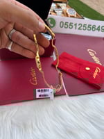 ساعة كارتير نسائي معا اسواره مجانيهCartier