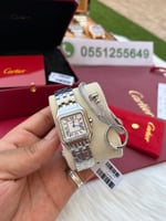 ساعة كارتير نسائي معا اسواره مجانيهCartier