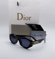 نظارات كريستن ديور ذهبي