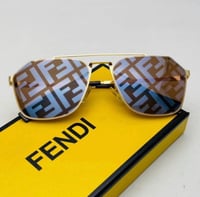 The color of the glasses is brown