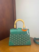 Goyardine Saigon satchel Green