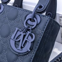 Mini lady Dior Dark blue