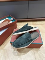 Loro Piana Mens Babouche Walk Loafers