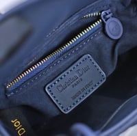 Mini lady Dior Dark blue