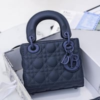 Mini lady Dior Dark blue