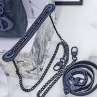 Mini lady Dior Dark blue