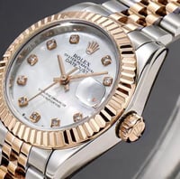 ساعة رولكس ديت جست بألماس على الأرقم