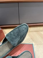 Loro Piana Mens Babouche Walk Loafers