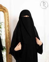 نقاب اماراتي وسط