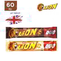 شوكولاتة ليون ديو بريطاني نكهات متعددة 60 جم