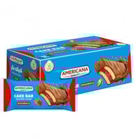 امريكانا كيك بار فراولة مغطاة بالشوكولاتة 12*35جم