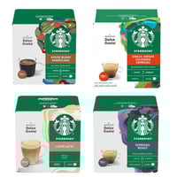 كبسولات ستاربكس دولتشي نكهات متعددة