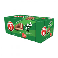 سفن دايز كيك بار بحشوة الفراولة 12*25جم