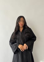 بكج عباية سوداء دبل شيفون كلوش و فستان تحت العباية...