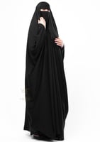 عباية راس واسعة بقماش بارد Z667