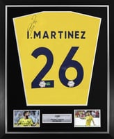 FRAMED INIGO MARTINEZ HAND SIGNED ALNASSR JERSEY